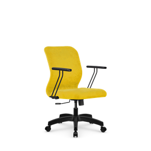 Офисное кресло SU-Mr-4/подл.109/осн.001 желтый в Новосибирске
