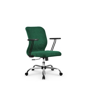 Кресло офисное SU-Mr-4/подл.109/осн.003  зеленый в Новосибирске
