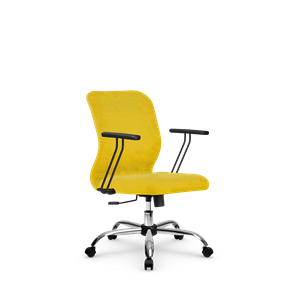 Кресло SU-Mr-4/подл.109/осн.003  желтый в Новосибирске