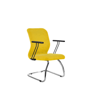 Кресло офисное SU-Mr-4/подл.109/осн.007 желтый в Новосибирске