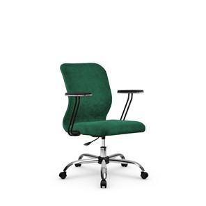 Кресло офисное SU-Mr-4/подл.110/осн.006 зеленый в Новосибирске