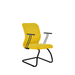 Кресло офисное SU-Mr-4/подл.110/осн.008 желтый в Новосибирске
