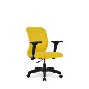 Компьютерное кресло SU-Mr-4/подл.200/осн.005 желтый в Новосибирске - предосмотр