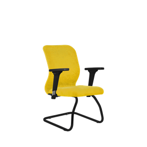 Офисное кресло SU-Mr-4/подл.200/осн.008 желтый в Новосибирске
