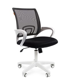 Кресло офисное CHAIRMAN 696 white, черный в Новосибирске