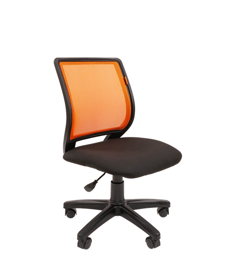 Кресло компьютерное CHAIRMAN 699 Б/Л Сетка TW-66 (оранжевый) в Новосибирске - изображение 1