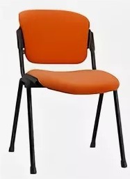 Офисное кресло ERA BLACK оранжевый в Новосибирске - изображение