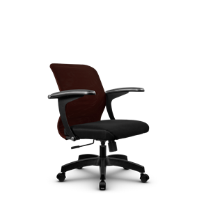 Офисное кресло SU-M-4/подл.160/осн.001, Коричневый/Черный в Новосибирске