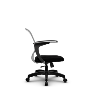 Офисное кресло SU-M-4/подл.160/осн.001, Светло-серый/Черный в Новосибирске - предосмотр 1