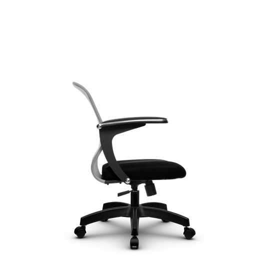 Офисное кресло SU-M-4/подл.160/осн.001, Светло-серый/Черный в Новосибирске - изображение 1