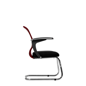 Офисный стул SU-M-4/подл.160/осн.007, Бордовый/Черный в Новосибирске - предосмотр 1