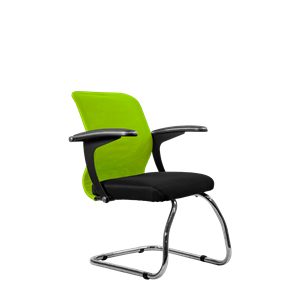 Офисный стул SU-M-4/подл.160/осн.007, Зеленый/Черный в Новосибирске