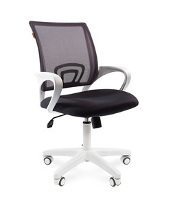Офисное кресло CHAIRMAN 696 white, tw12-tw04 серый в Новосибирске