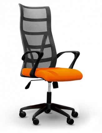 Кресло 5600, оранж/черное в Новосибирске - изображение