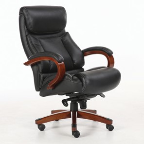 Компьютерное кресло Brabix Premium Infinity EX-707 (дерево, натуральная кожа, черное) 531826 в Новосибирске