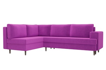 Угловой диван Сильвана, Фиолетовый (вельвет) в Новосибирске - предосмотр