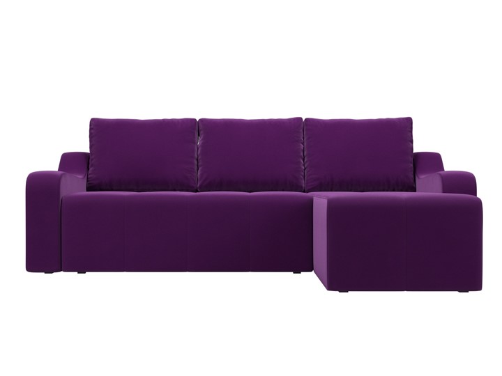 Угловой раскладной диван Элида, Фиолетовый (микровельвет) в Новосибирске - изображение 2