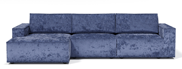 Угловой диван с оттоманкой Лофт 357х159х93 (Ремни/Тик-так) в Бердске