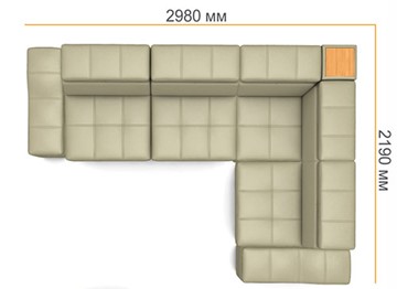 Угловой диван N-0-M ДУ (П1+ПС+УС+Д2+П1) в Новосибирске - предосмотр 4