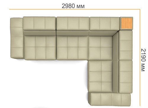 Угловой диван N-0-M ДУ (П1+ПС+УС+Д2+П1) в Новосибирске - изображение 4