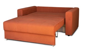 Прямой диван Комфорт 7 1400 ППУ+ЛАТЫ (с узким подлокотником) в Новосибирске - предосмотр 1