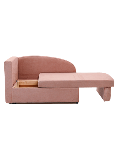 Мягкий диван левый Тедди розовый в Новосибирске - изображение 1