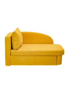 Мягкий диван левый Тедди желтый в Новосибирске - предосмотр 4