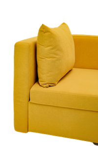Мягкий диван левый Тедди желтый в Новосибирске - предосмотр 5