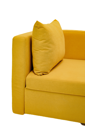 Мягкий диван левый Тедди желтый в Новосибирске - изображение 5