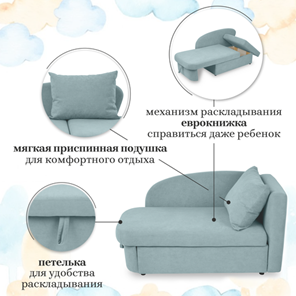 Мягкий диван правый Тедди мятный в Новосибирске - предосмотр 18