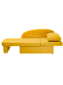 Мягкий диван правый Тедди желтый в Новосибирске - предосмотр 8