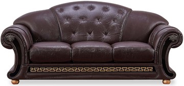 Раскладной диван Versace (3-х местный) коричневый 37 (VERSUS) в Новосибирске
