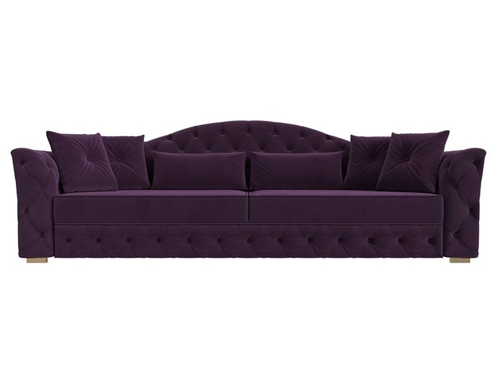 Прямой диван Артис, Фиолетовый (велюр) в Новосибирске - изображение 2