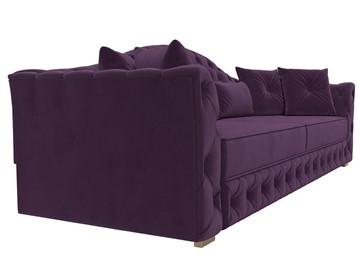 Прямой диван Артис, Фиолетовый (велюр) в Новосибирске - предосмотр 4