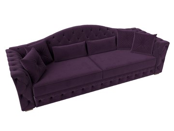 Прямой диван Артис, Фиолетовый (велюр) в Новосибирске - предосмотр 6
