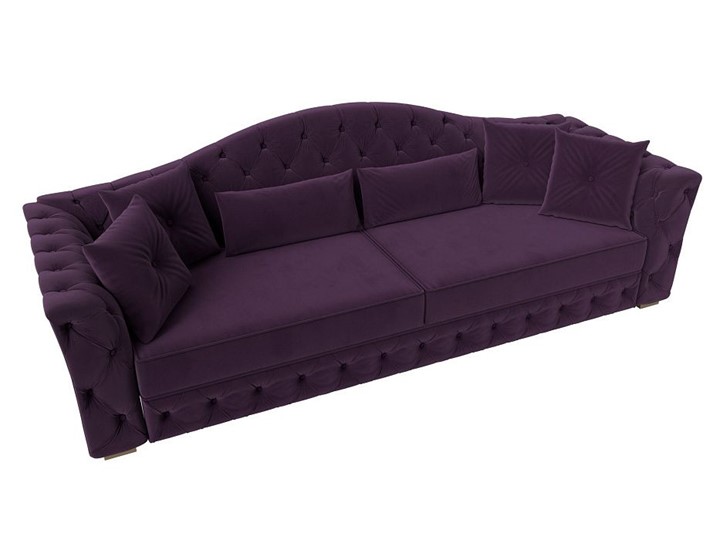 Прямой диван Артис, Фиолетовый (велюр) в Новосибирске - изображение 6