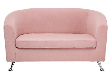 Прямой диван Брамс 2Д розовый в Новосибирске - предосмотр
