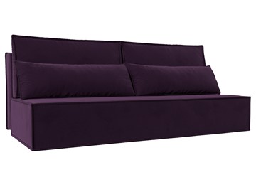 Прямой диван Фабио Лайт, Фиолетовый (велюр) в Новосибирске