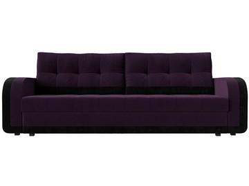 Прямой диван Марсель, Фиолетовый/черный (велюр) в Новосибирске - предосмотр 5