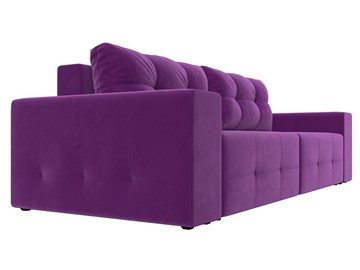 Прямой диван Перри НПБ, Фиолетовый (микровельвет) в Новосибирске - предосмотр 4