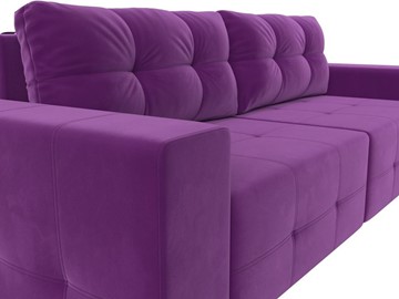 Прямой диван Перри НПБ, Фиолетовый (микровельвет) в Новосибирске - предосмотр 5