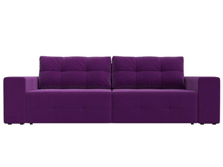 Прямой диван Перри НПБ, Фиолетовый (микровельвет) в Новосибирске - изображение 6