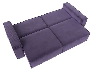 Прямой диван Прага Классик, Фиолетовый (велюр) НПБ в Новосибирске - предосмотр 3
