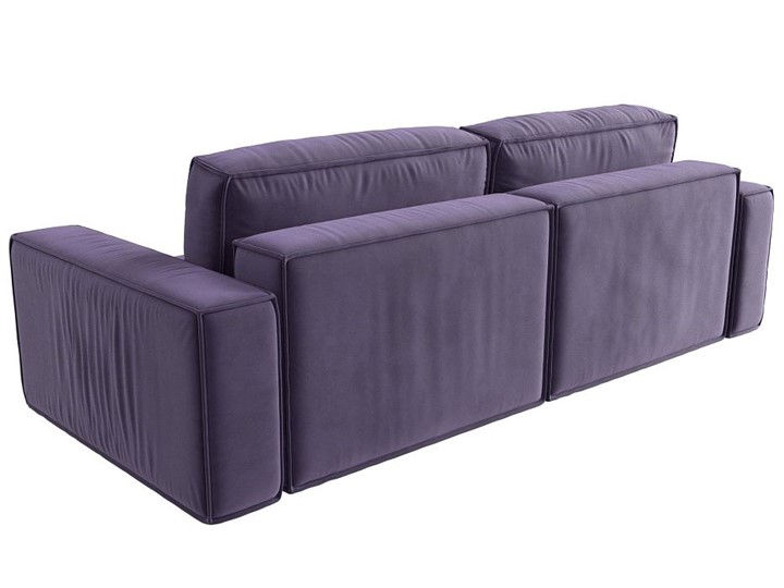 Прямой диван Прага Классик, Фиолетовый (велюр) НПБ в Новосибирске - изображение 4