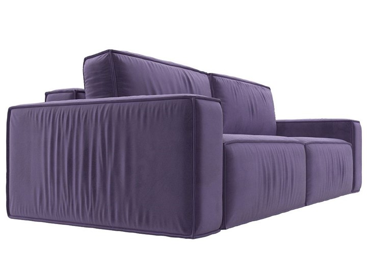Прямой диван Прага Классик, Фиолетовый (велюр) НПБ в Новосибирске - изображение 7