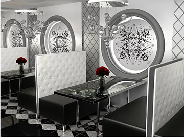 Прямой диван Black and White 800х550х1180 в Новосибирске - предосмотр 1