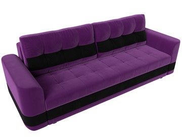 Прямой диван Честер, Фиолетовый/черный (вельвет) в Новосибирске - предосмотр 4
