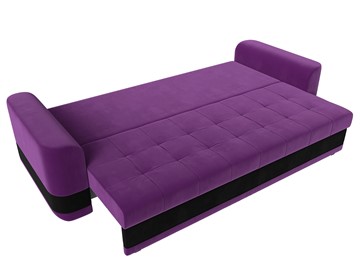 Прямой диван Честер, Фиолетовый/черный (вельвет) в Новосибирске - предосмотр 6