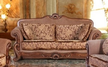 Прямой диван Лувр 2, ДБ3 в Новосибирске