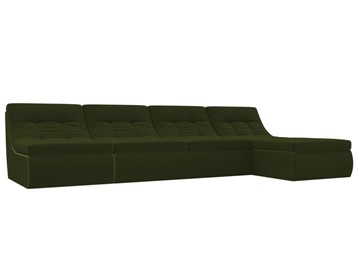 Модульный раскладной диван Холидей, Зеленый (микровельвет) в Новосибирске